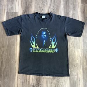 Vintage Rob Zombie Band T-Shirt Men's Size L Faded 2002 Double Sided RARE